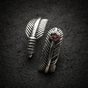 Ruby Feathers - ring (#R0655)