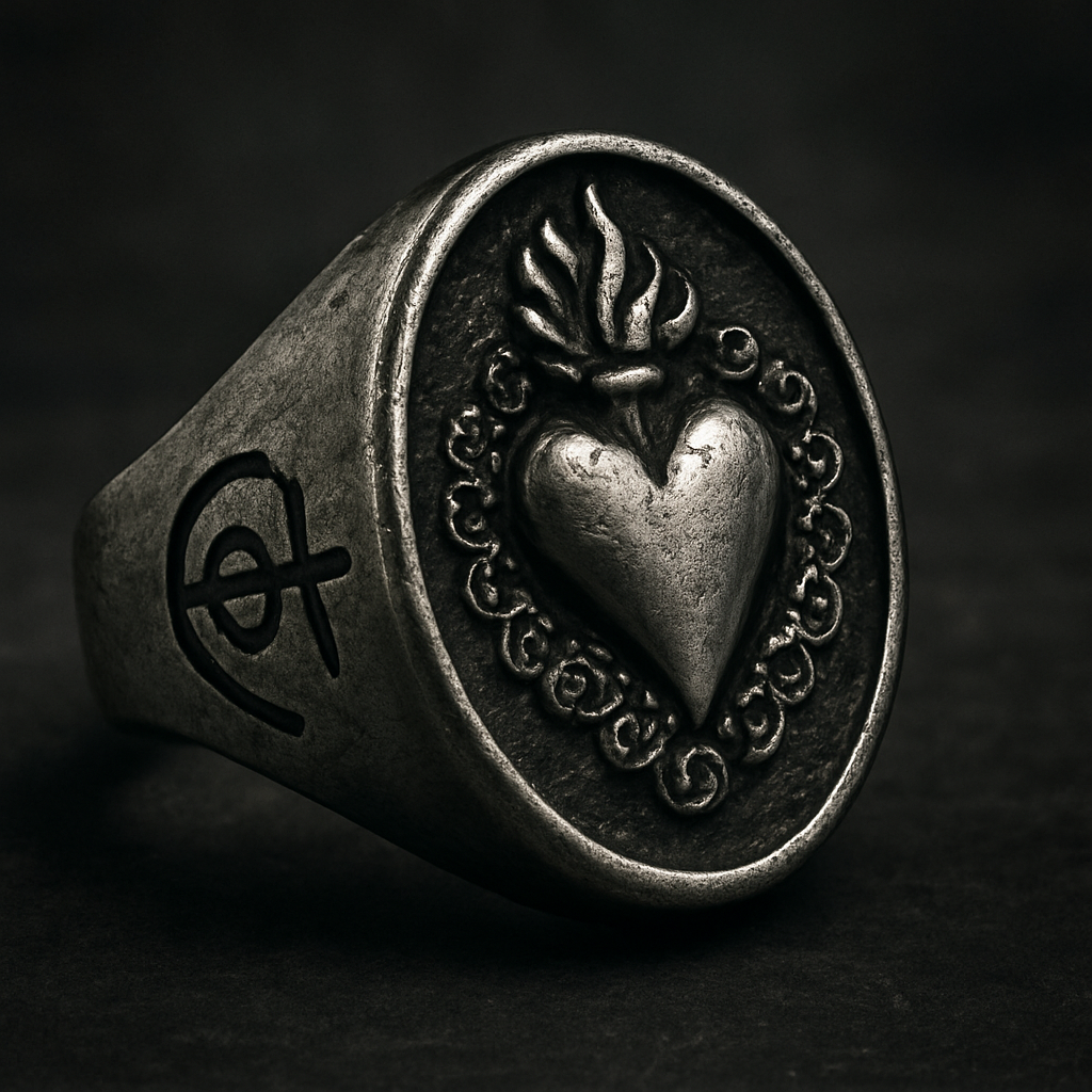 Eternal Flame Sigil Ring (#R0067) - alternate view