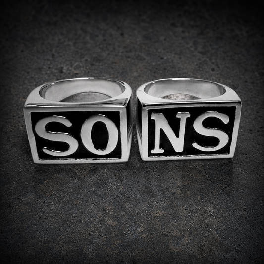 SAMCRO - Sons of Anarchy Rings SO NS - 316L stainless steel unisex jewelry (365SJ08)