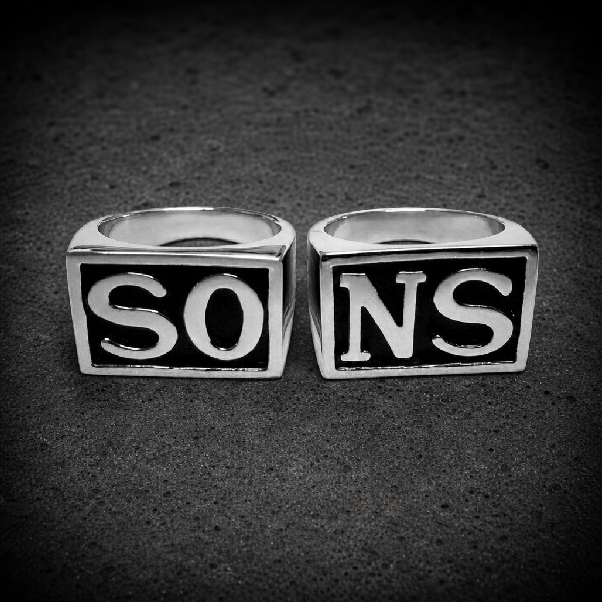 SAMCRO - Sons of Anarchy Rings SO NS - 316L stainless steel unisex jewelry (R0543)