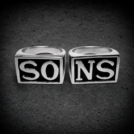 SAMCRO - Sons of Anarchy Rings SO NS - 316L stainless steel unisex jewelry (R0543)