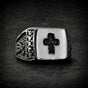 Sanctuary Cross — Christian Cross Ring (#R0163)