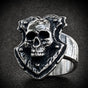 Schädelwall German Skull Shield Ring (#R0008)