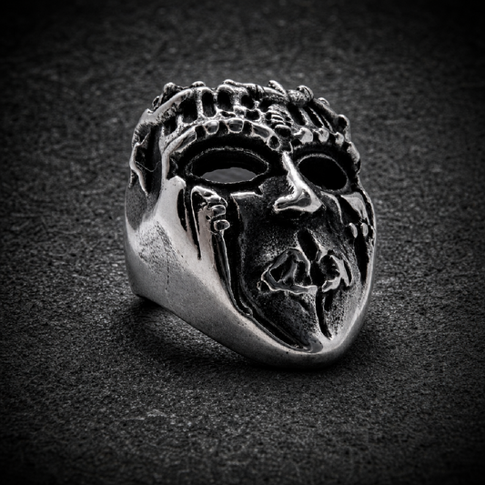 SCHWARZMAUL Outcast III of IV — DEATHMASK LEGION: OUTCASTS - ring 316L stainless steel unisex jewelry (R0848)