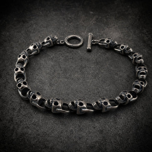 Shadow Brigade — Skull Link 9" Bracelet
