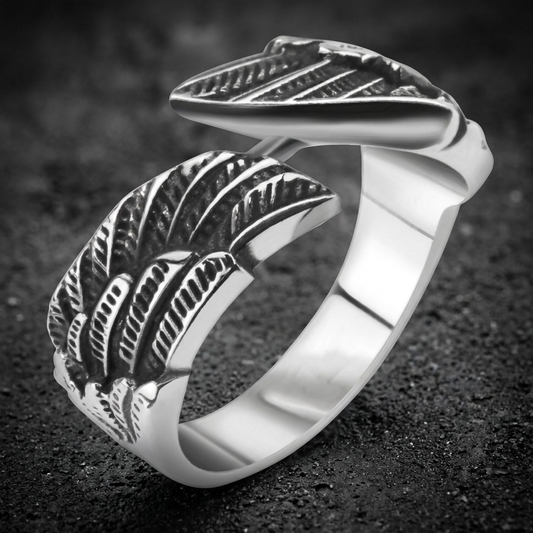 Angel Wing Ring - anillo de alas de ángel (#659)
