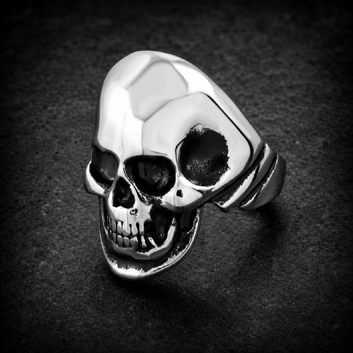 Sinful Skeleton Ring - 316L stainless steel unisex jewelry (R0341)