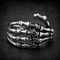 Skeleton Hand w/Skulls Ring (#R0415)