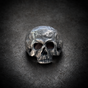 Skolljarnhamarr (Old Norse for "Skull-Iron") Skull Ring (#R0766)