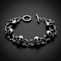 Plunder the Booty Skull Link Bracelet (#B0040)