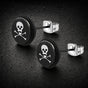 Skull & Crossbones Stud Earrings (#E105)