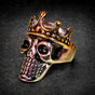Skull King's Reign — Crowned Skull Ring (#R0045)