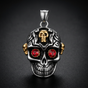 Oracle Skull Pendant (#P845)