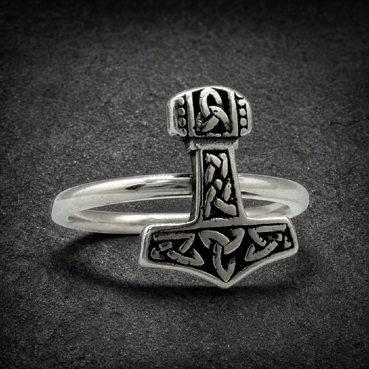 Small Thors Hammer Ring (#vr03)