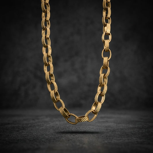 Gold-Tone Femme Fatale Necklace (#N327)