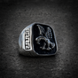 Spartan Sky Talon Ring – Greek Eagle Crest Signet (#R0854)
