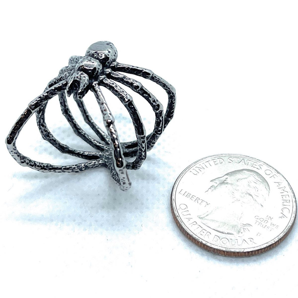 spider ring - size comparison