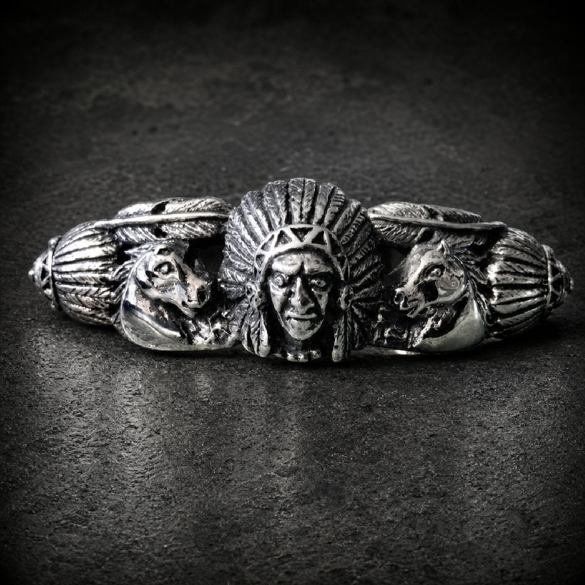 Spirit Chief's Bangle — Tribal Bangle Bracelet