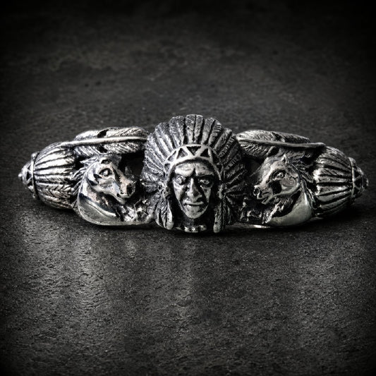 Spirit Chief's Bangle — Tribal Bangle Bracelet