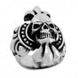 Tribal Chief -  Heavy Biker Skull Ring (#042)