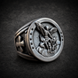 St. Michael Ring – Archangel Protector™ Shield Ring (#R0855)