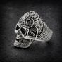 Stainless Steel Mechanical / Pentagram Skull Ring (#R0406)