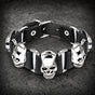 Steel Frankenstein Skull Bracelet (#B0063)