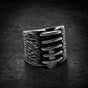 Stitch Weaver — Stitched Band Ring (#R0898)