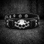 Street Fighting Man - Knuckles Leather Bracelet (#ba035)
