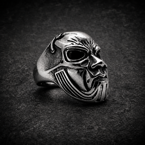 STUMMKRIEG Outcast IV of IV — DEATHMASK LEGION: OUTCASTS - ring 316L stainless steel unisex jewelry (R0849)