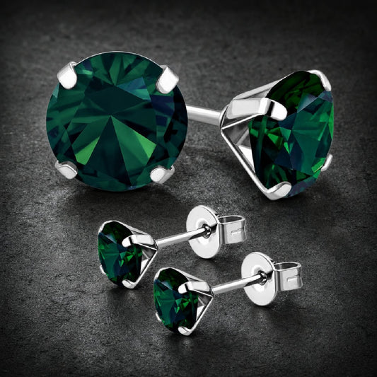 Swarovski Crystal Stud Earrings (#c093)