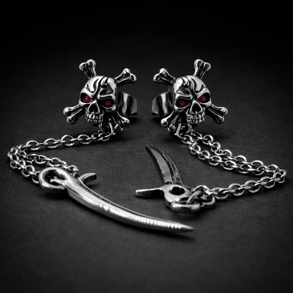 sword dangle earrings