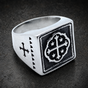 Temerario 'Fearless' Cross Ring (#R0835)