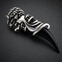 Fenrir’s Fang - Black Wolfs Tooth Pendant (#P916)