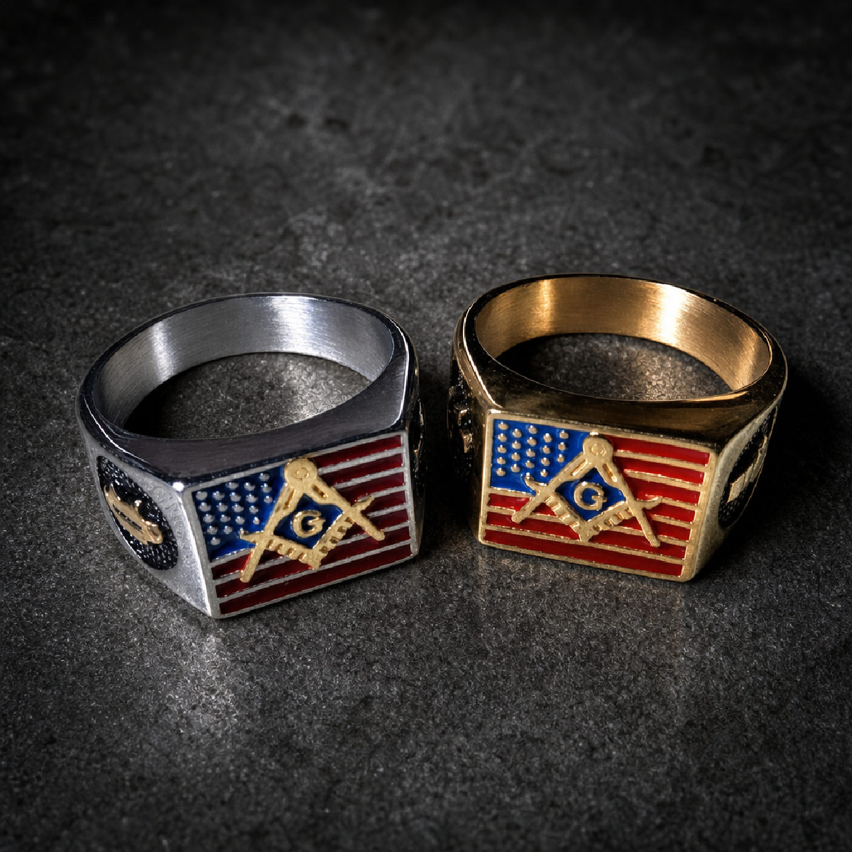 The Brotherhood Ring (2 colors available) - 316L stainless steel unisex jewelry (R0750)