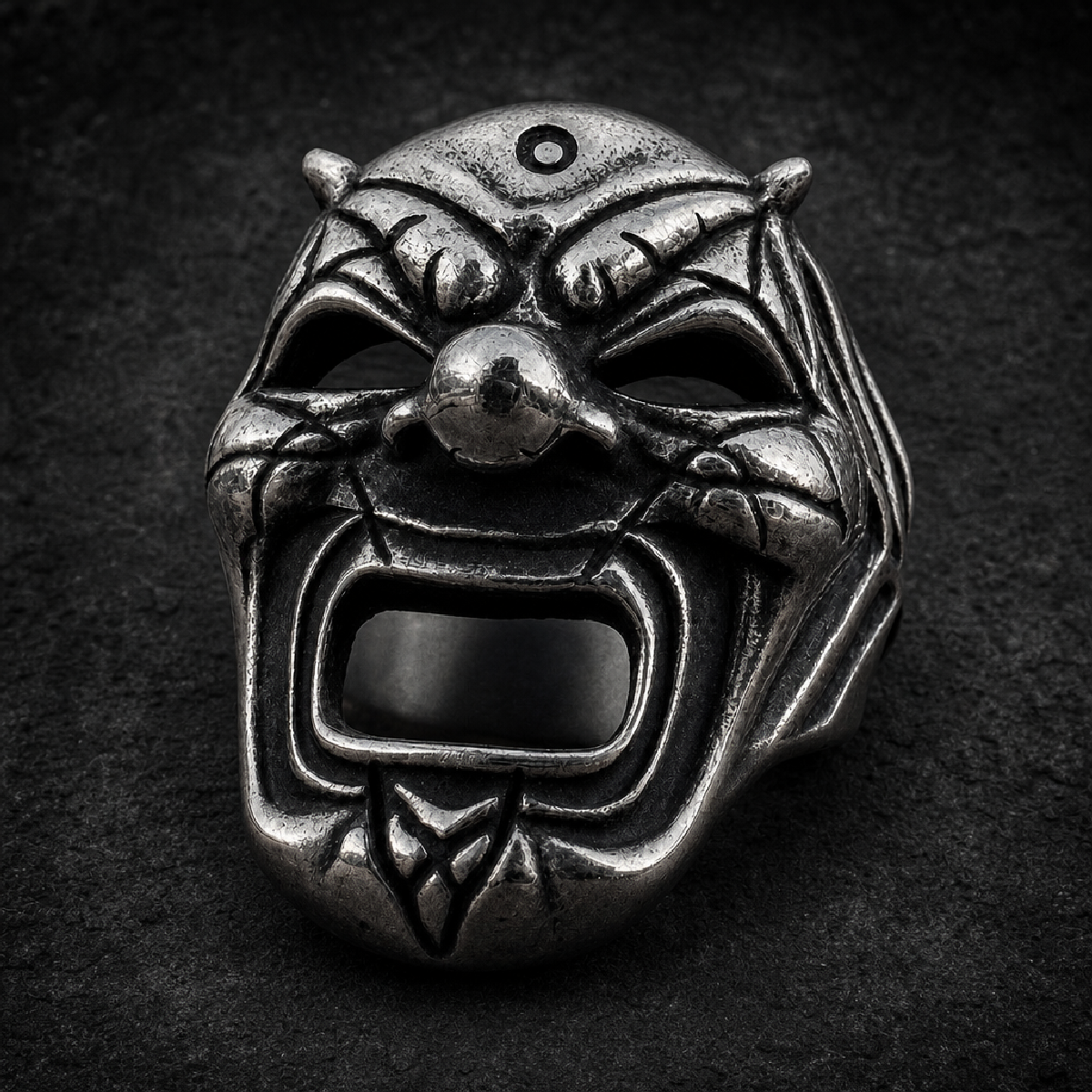 The Hollowrage Reaper - Ring #6 of 8 – DEATHMASK LEGION - 316L stainless steel unisex jewelry (R0842)