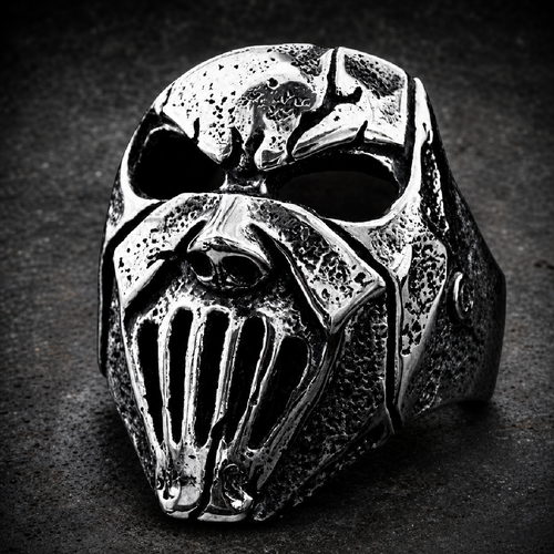 THE IRON EXECUTIONER - Ring #4 of 8 – DEATHMASK LEGION - 316L stainless steel unisex jewelry (R0841)