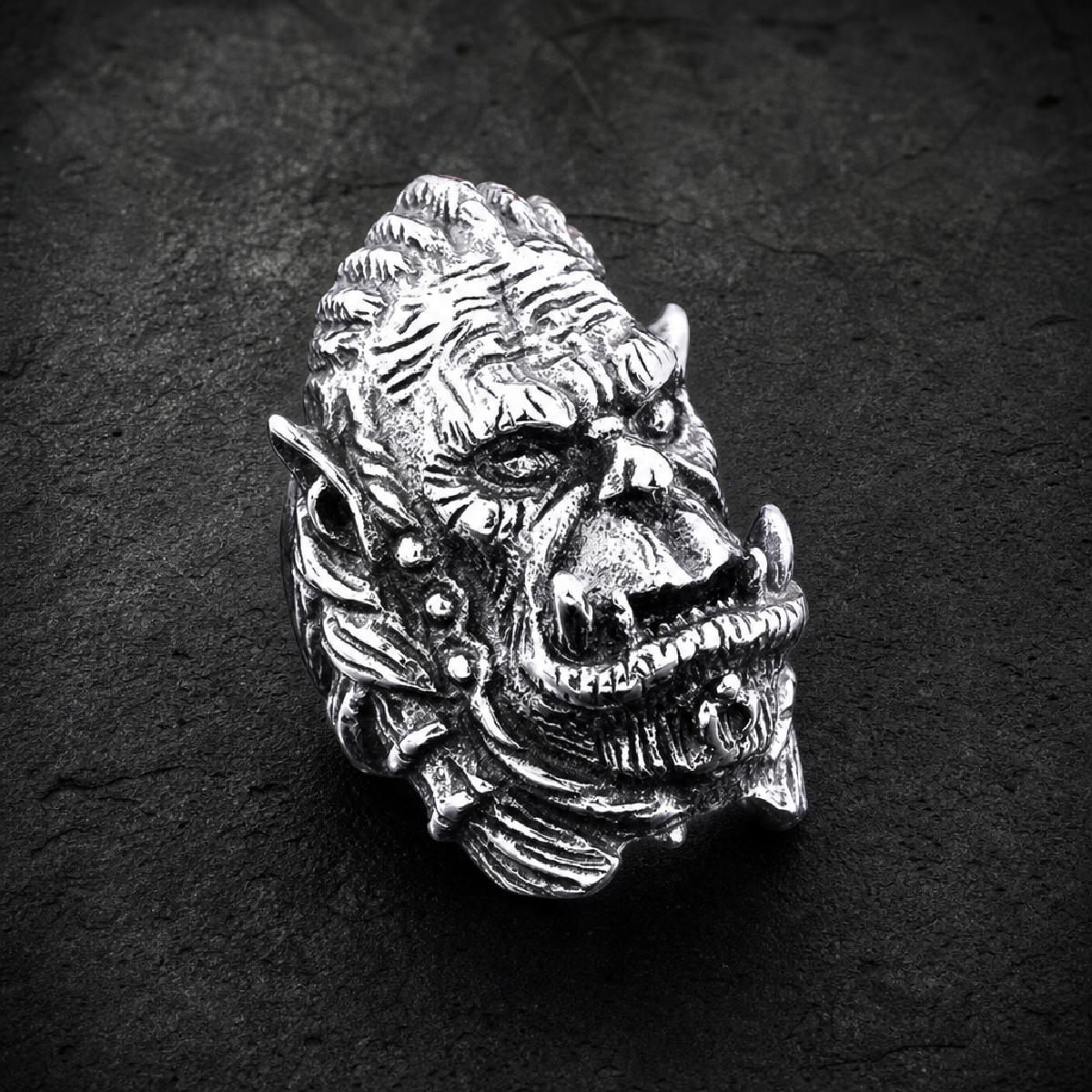 The Ogre Ring - 316L stainless steel unisex jewelry (R0403)