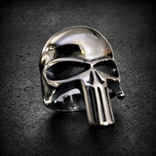 The Punisher Skull Ring - 316L stainless steel unisex jewelry (R0822)