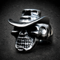 The "Unforgiven" Cowboy Skull Ring (#R0819)