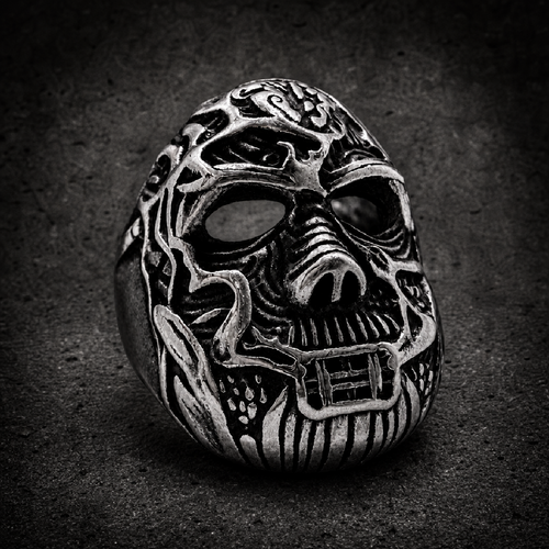 THE VEINRENDER SHADE Outcast I of IV — DEATHMASK LEGION: OUTCASTS - ring 316L stainless steel unisex jewelry (R0846)