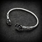 Thorned Embrace Cuff — Rose Bangle (#B0128)
