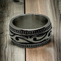 Tribal Tattoo Stainless Steel Ring (#r0032)