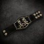 Two Tickets To Paradise Skull Bracelet w/Studs (#B0082)