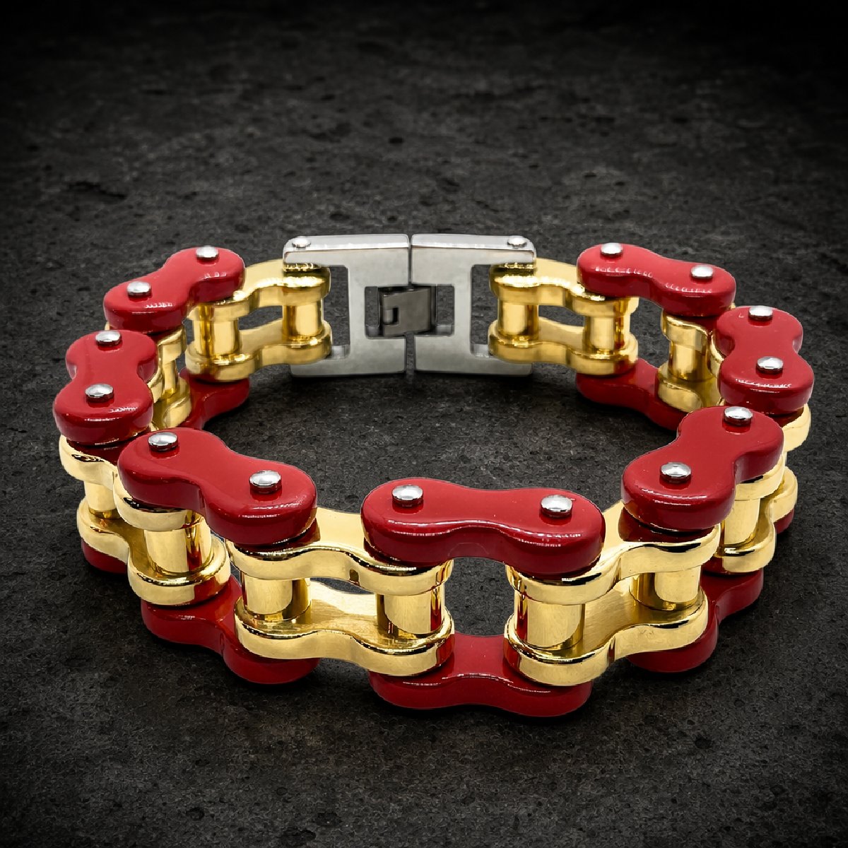 Vanguard Chain — Motorcycle Chain 9.44" Bracelet · 204 grams