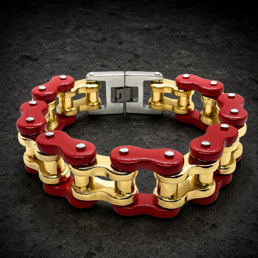 Vanguard Chain — Motorcycle Chain 9.44" Bracelet · 204 grams