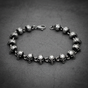 Vaulted Skull Links™ Bracelet (#B0028)