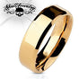 Gold Over Stainless Steel Ring (#w025)