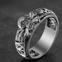 Beyond The Black Diamond Gates Skull Ring (#w026)