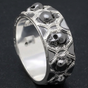 You Spin Me 'Round Skull Ring (#w032)